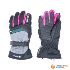 Перчатки REUSCH Flash GORE-TEX Junior Blck/Blck Melang/Pink Glo