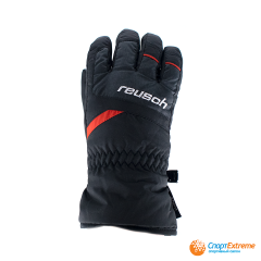 Перчатки REUSCH Bennet R-TEX XT Junior Blck/Blck Melang/Fire Red 