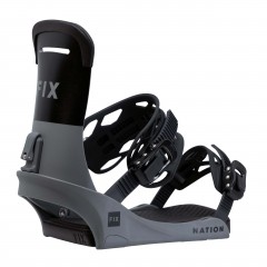 Крепления FIX Men`s Snowboard Bindings National charcoal (M)